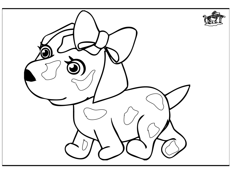 Coloring page: Puppy (Animals) #3054 - Free Printable Coloring Pages