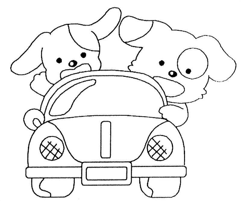 Coloring page: Puppy (Animals) #3074 - Free Printable Coloring Pages