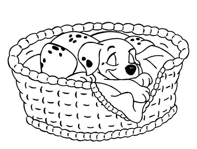 Coloring page: Puppy (Animals) #3081 - Free Printable Coloring Pages