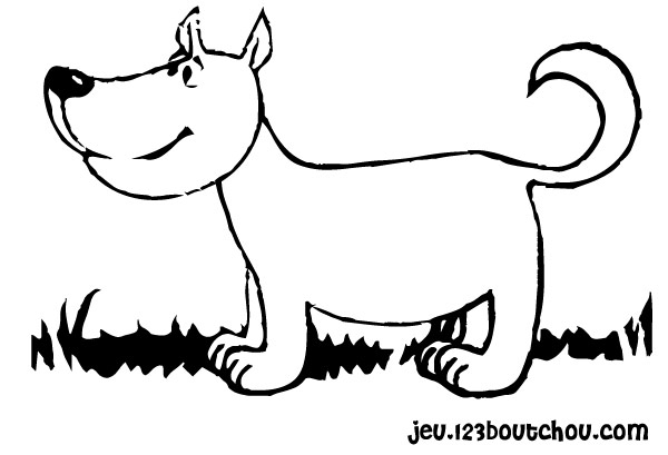 Coloring page: Puppy (Animals) #3089 - Free Printable Coloring Pages