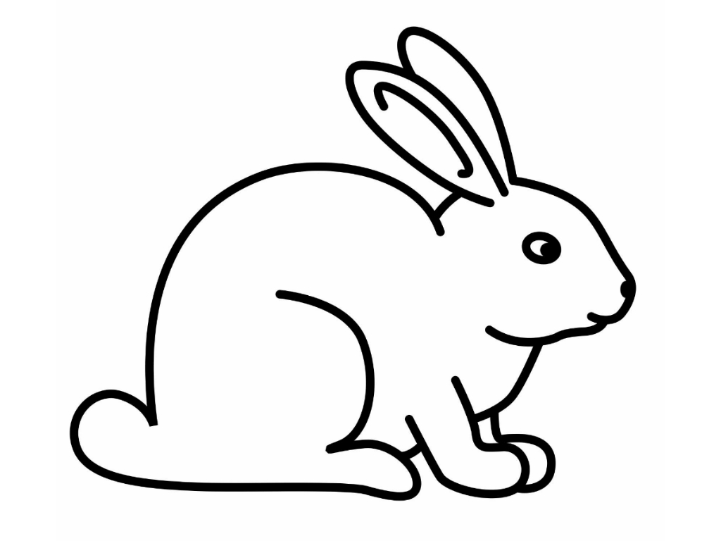 Coloring page: Rabbit (Animals) #9500 - Free Printable Coloring Pages
