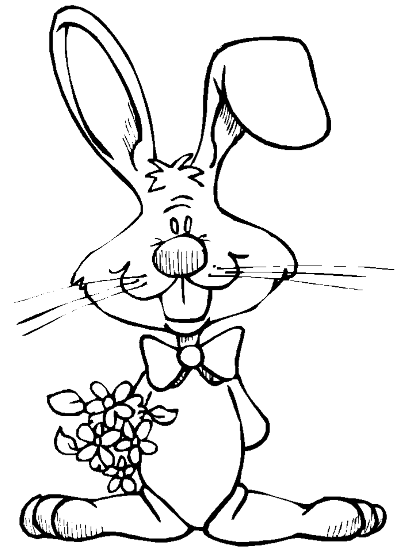 Coloring page: Rabbit (Animals) #9502 - Free Printable Coloring Pages