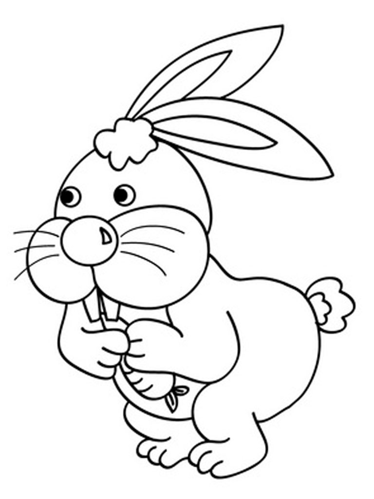 Coloring page: Rabbit (Animals) #9511 - Free Printable Coloring Pages