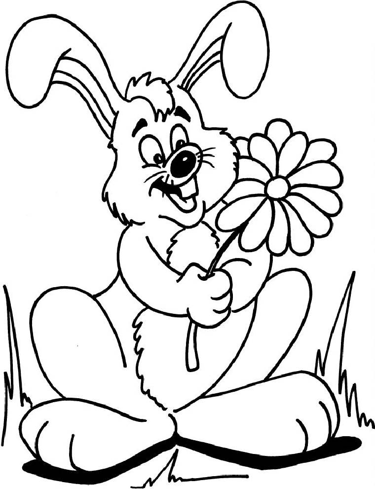 Coloring page: Rabbit (Animals) #9514 - Free Printable Coloring Pages
