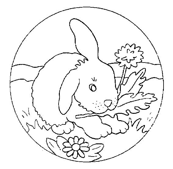 Coloring page: Rabbit (Animals) #9536 - Free Printable Coloring Pages