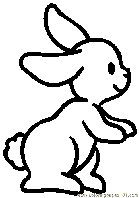 Coloring page: Rabbit (Animals) #9568 - Free Printable Coloring Pages