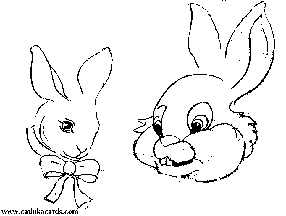 Coloring page: Rabbit (Animals) #9595 - Free Printable Coloring Pages