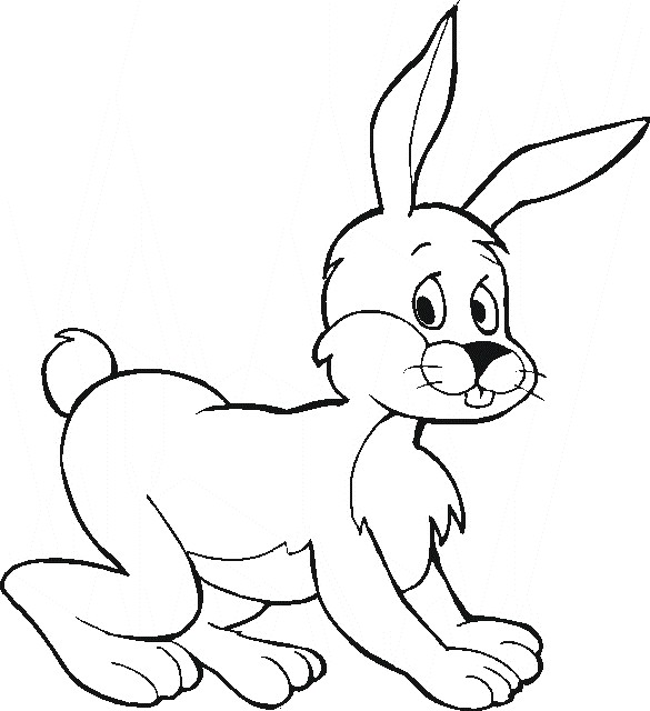 Coloring page: Rabbit (Animals) #9615 - Free Printable Coloring Pages