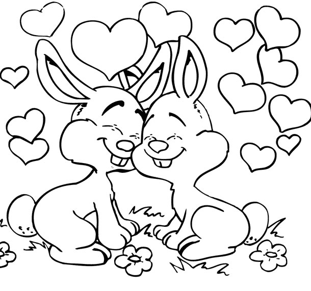 Coloring page: Rabbit (Animals) #9617 - Free Printable Coloring Pages