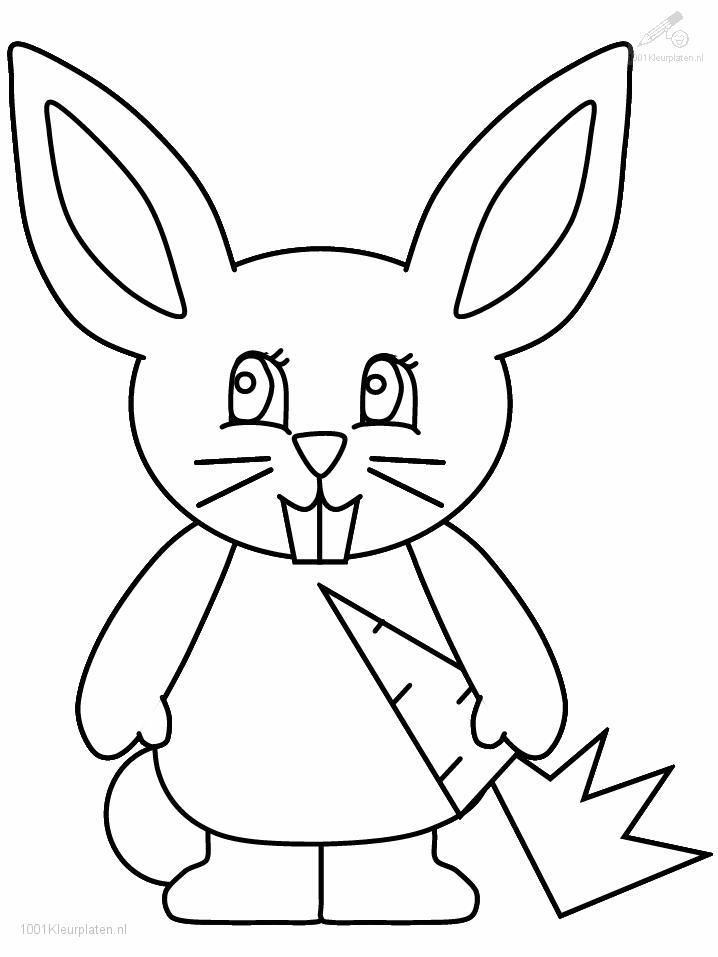 Coloring page: Rabbit (Animals) #9622 - Free Printable Coloring Pages