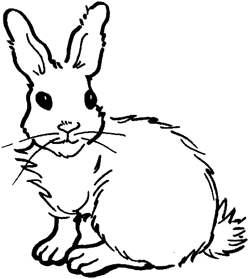 Coloring page: Rabbit (Animals) #9625 - Free Printable Coloring Pages