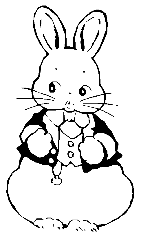 Coloring page: Rabbit (Animals) #9627 - Free Printable Coloring Pages