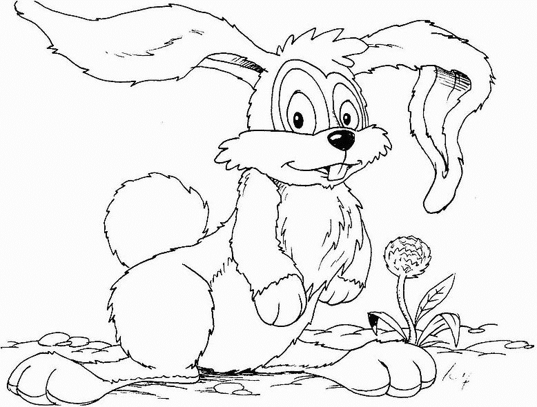 Coloring page: Rabbit (Animals) #9631 - Free Printable Coloring Pages