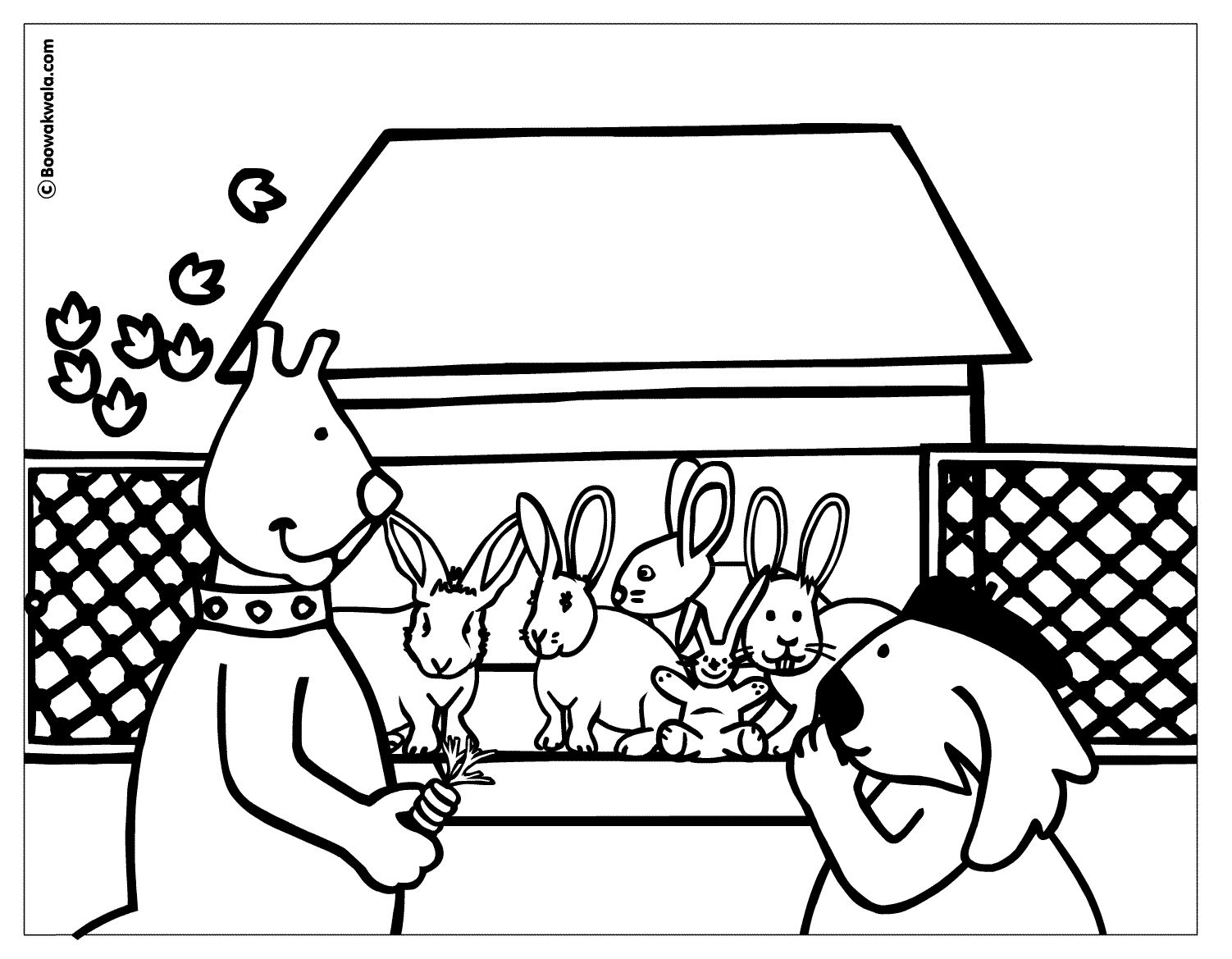 Coloring page: Rabbit (Animals) #9655 - Free Printable Coloring Pages