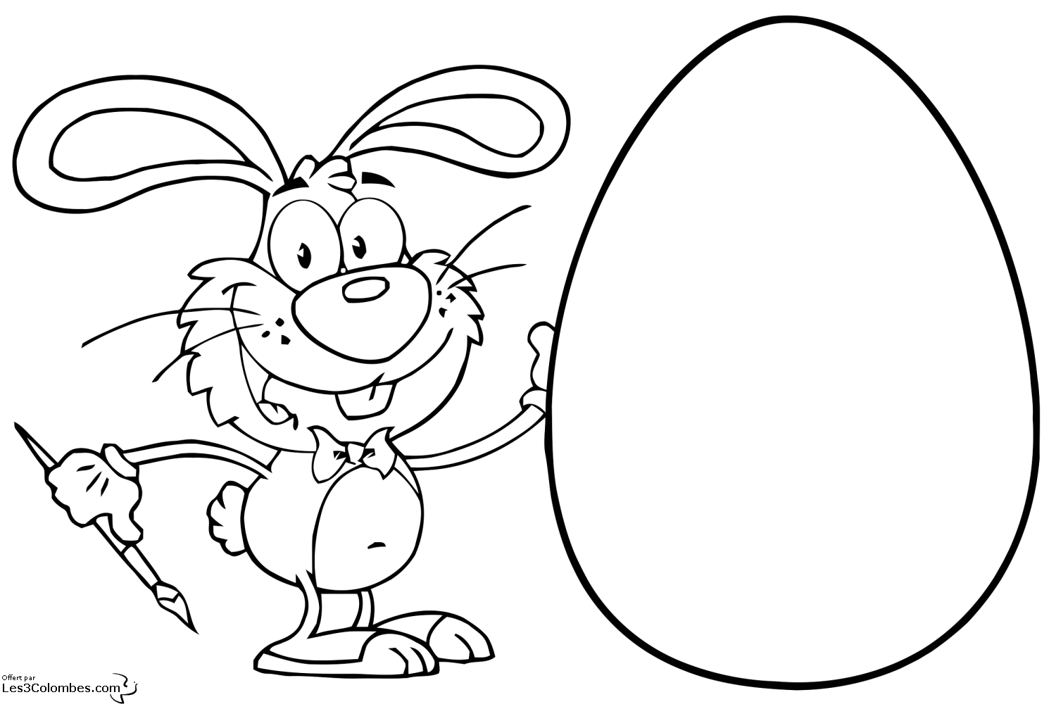 Coloring page: Rabbit (Animals) #9670 - Free Printable Coloring Pages
