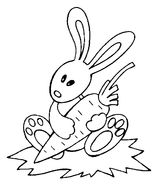 Coloring page: Rabbit (Animals) #9681 - Free Printable Coloring Pages
