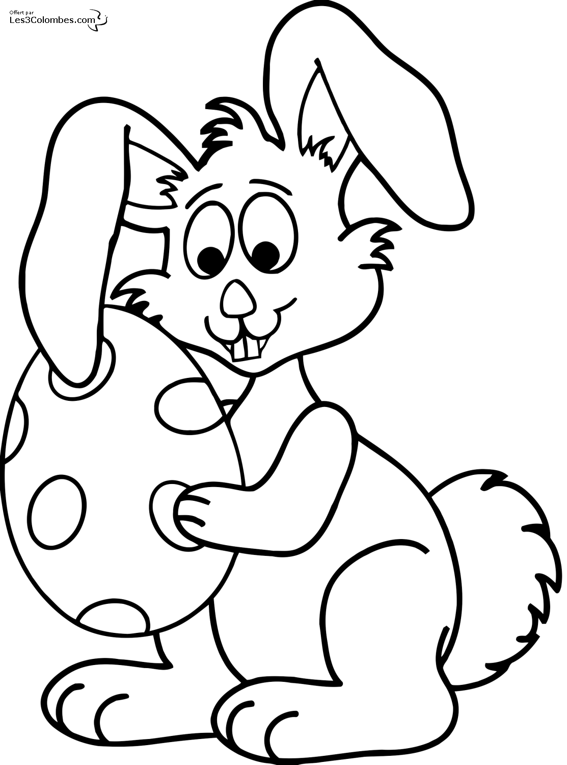 Coloring page: Rabbit (Animals) #9688 - Free Printable Coloring Pages