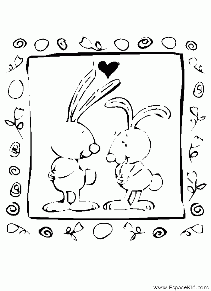 Coloring page: Rabbit (Animals) #9698 - Free Printable Coloring Pages