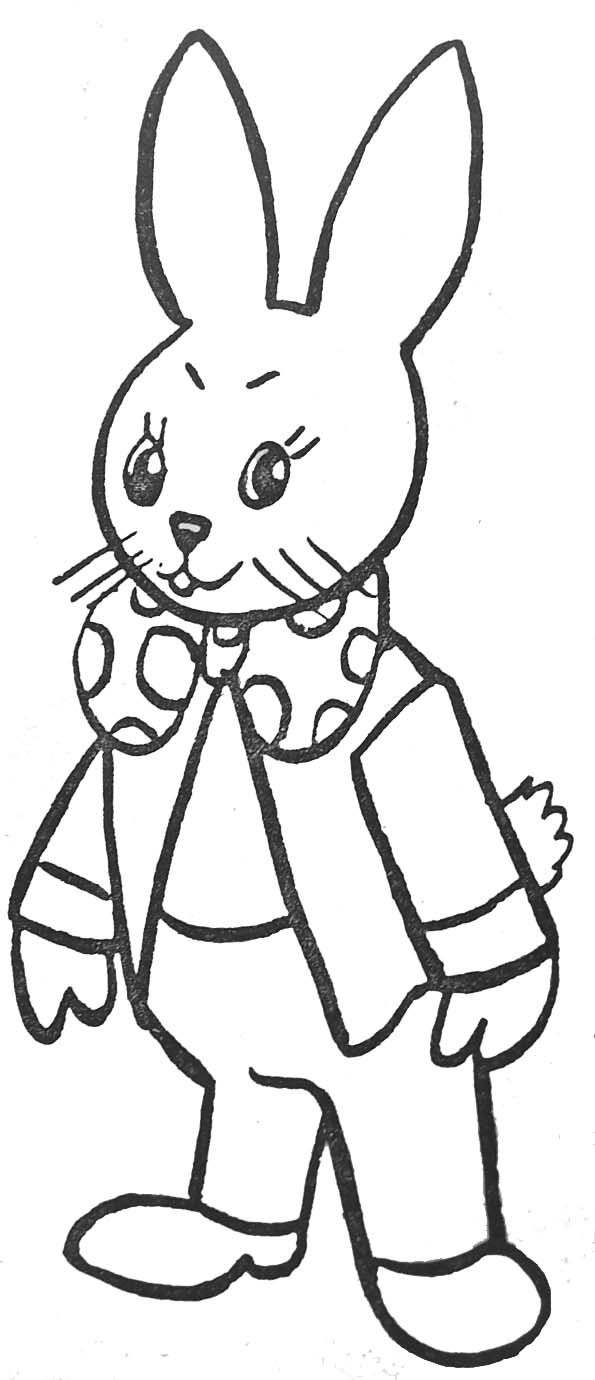 Coloring page: Rabbit (Animals) #9699 - Free Printable Coloring Pages