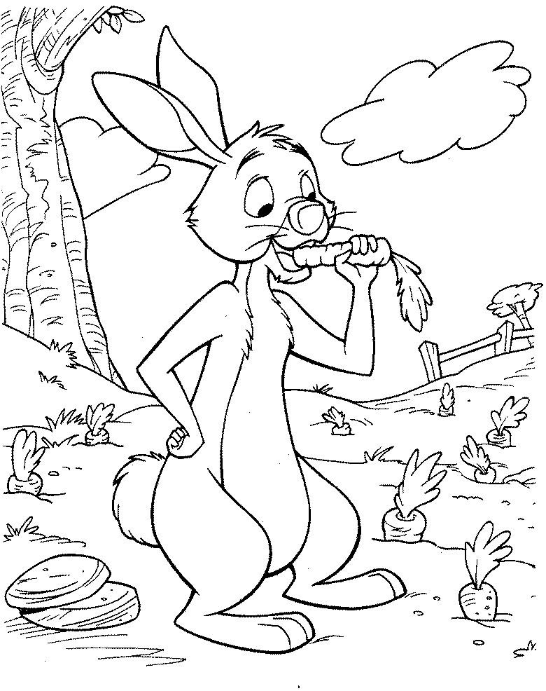 Coloring page: Rabbit (Animals) #9700 - Free Printable Coloring Pages