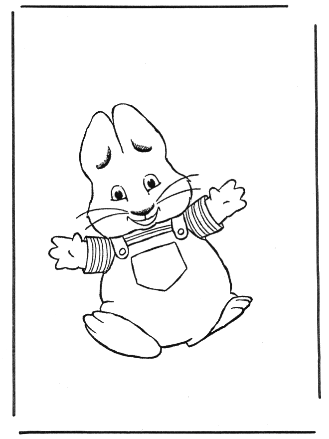 Free printable Rabbit and Hare coloring page #10096 from Animals collection