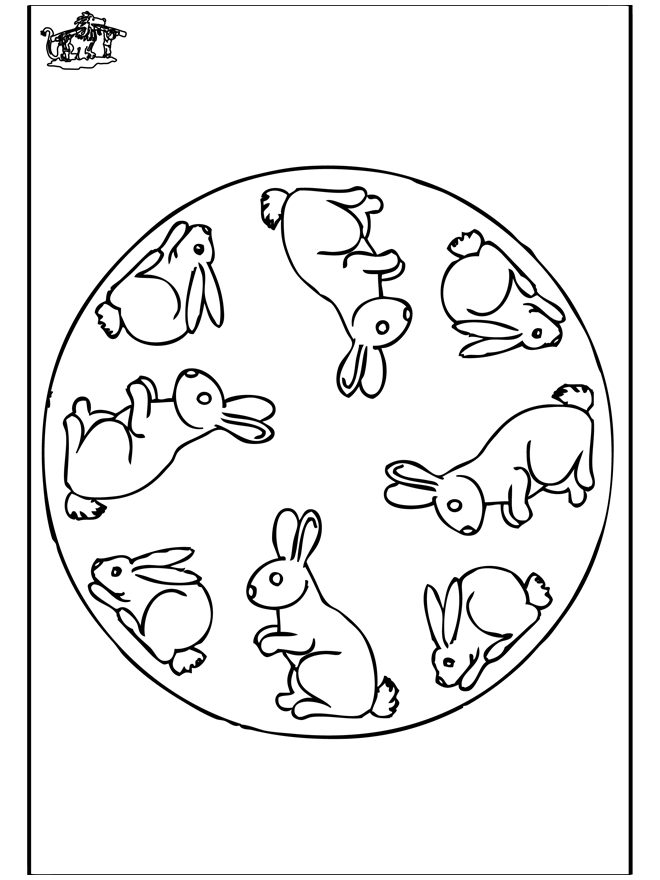 Free printable Rabbit and Hare coloring page #10119 from Animals collection Free printable Rabbit and Hare coloring page #10119 from Animals collection