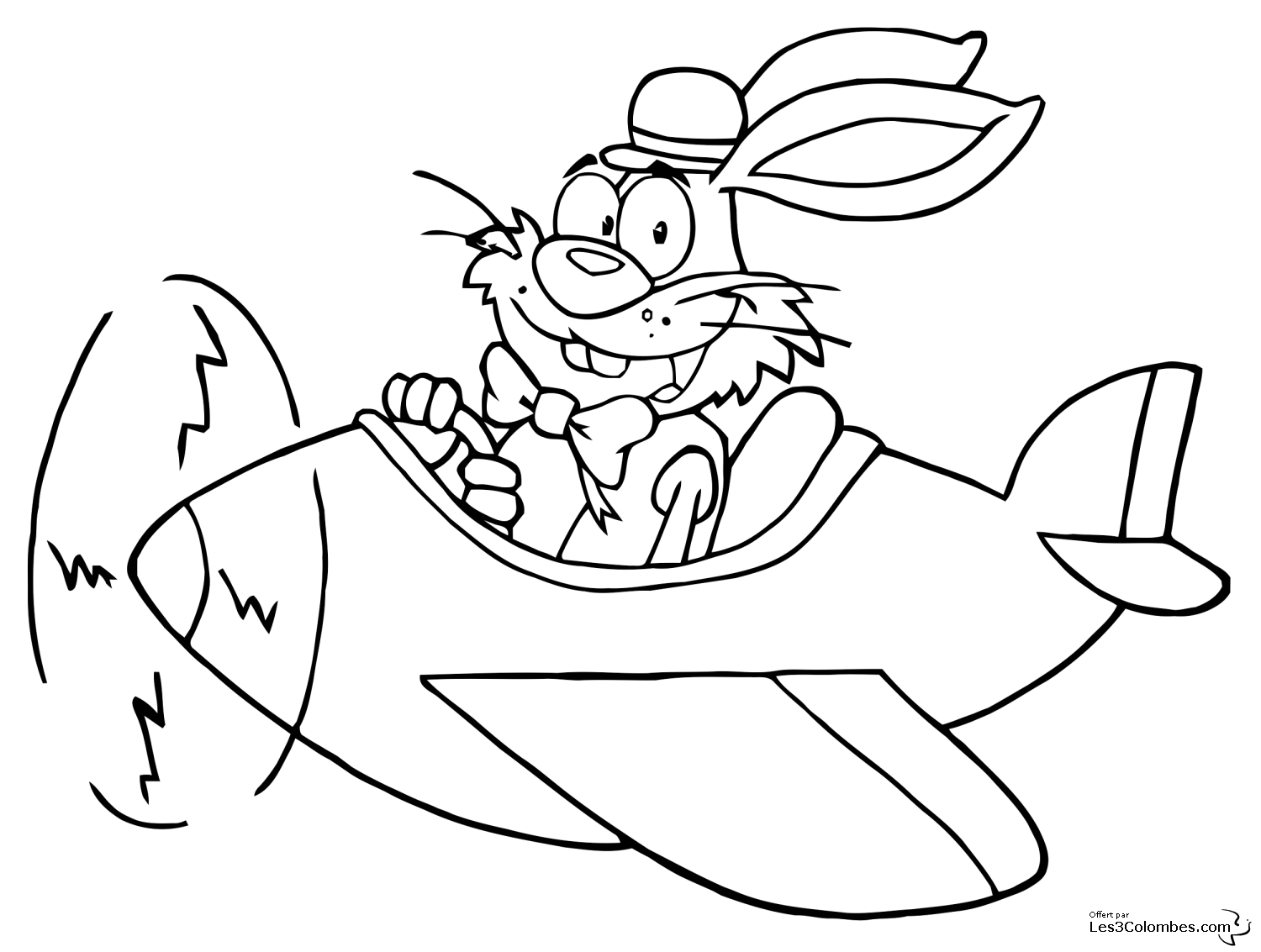 Free printable Rabbit and Hare coloring page #10177 from Animals collection