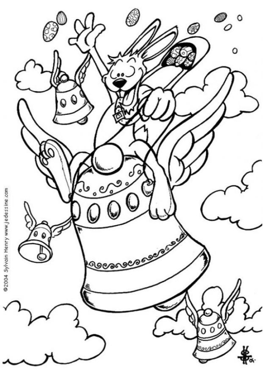 Free printable Rabbit and Hare coloring page #10197 from Animals collection