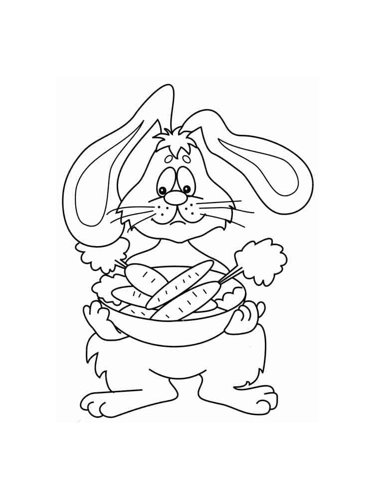 Free printable Rabbit and Hare coloring page #209030 from Animals collection