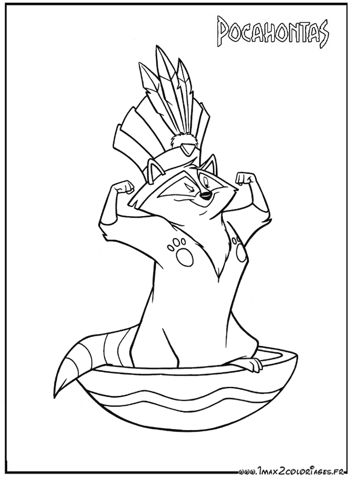 Coloring page: Raccoon (Animals) #20016 - Free Printable Coloring Pages