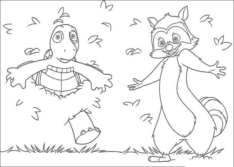 Coloring page: Raccoon (Animals) #20070 - Free Printable Coloring Pages