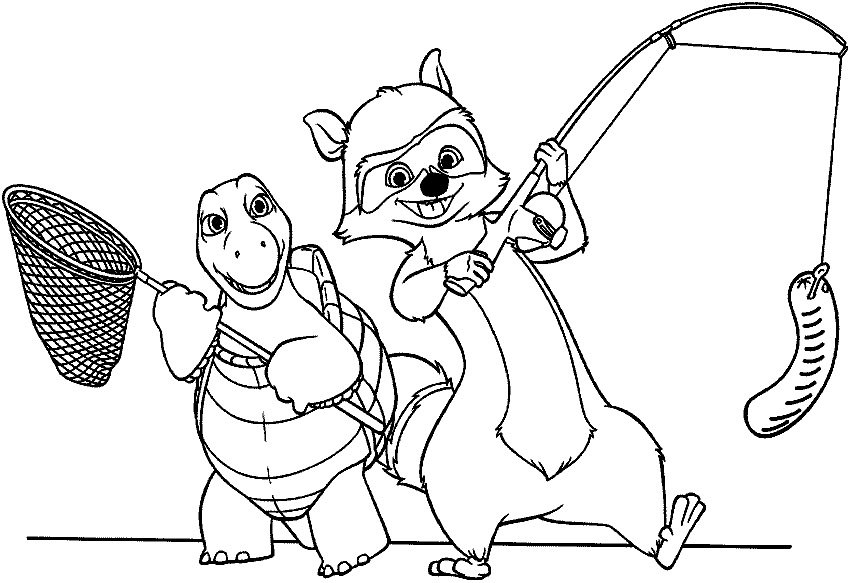 Coloring page: Raccoon (Animals) #20097 - Free Printable Coloring Pages