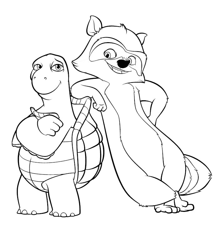 Coloring page: Raccoon (Animals) #20102 - Free Printable Coloring Pages