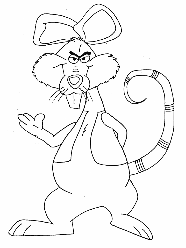 Coloring page: Rat (Animals) #15177 - Free Printable Coloring Pages