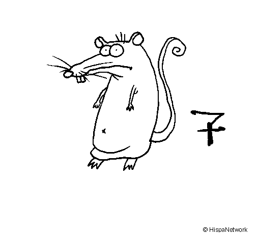 Coloring page: Rat (Animals) #15186 - Free Printable Coloring Pages