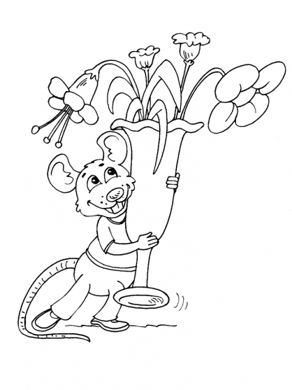 Coloring page: Rat (Animals) #15293 - Free Printable Coloring Pages