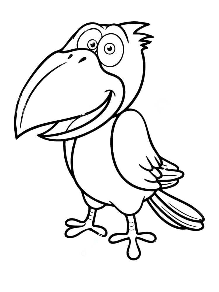Free printable Raven coloring page #208994 from Animals collection Free printable Raven coloring page #208994 from Animals collection