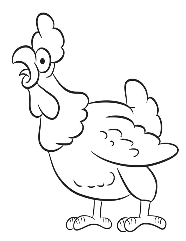 Coloring page: Rooster (Animals) #4092 - Free Printable Coloring Pages