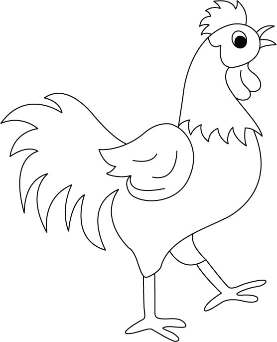Coloring page: Rooster (Animals) #4108 - Free Printable Coloring Pages