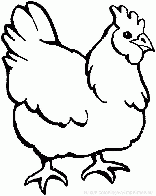 Coloring page: Rooster (Animals) #4128 - Free Printable Coloring Pages