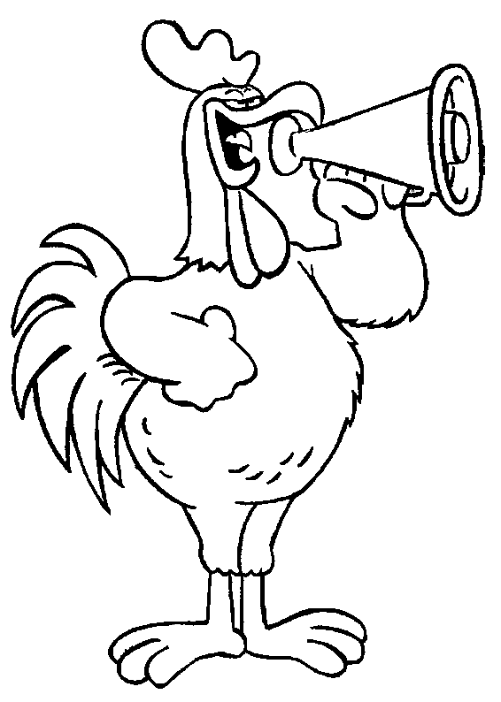 Coloring page: Rooster (Animals) #4129 - Free Printable Coloring Pages
