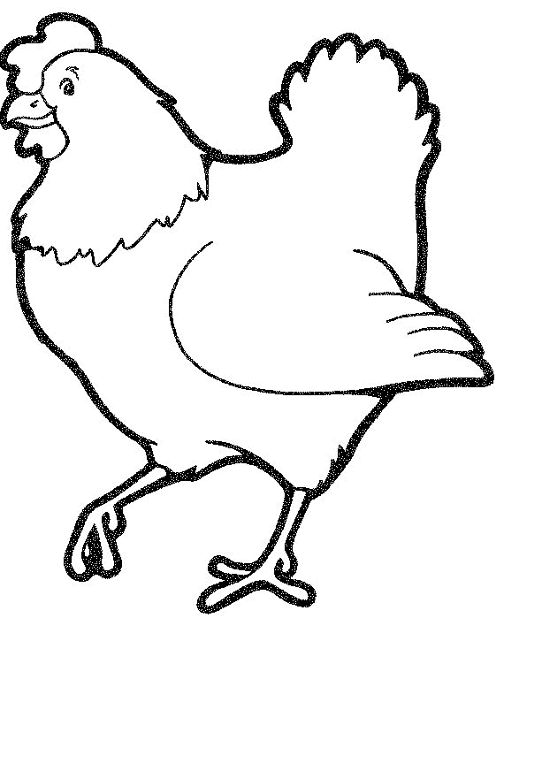 Coloring page: Rooster (Animals) #4138 - Free Printable Coloring Pages