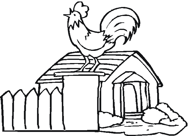 Coloring page: Rooster (Animals) #4146 - Free Printable Coloring Pages