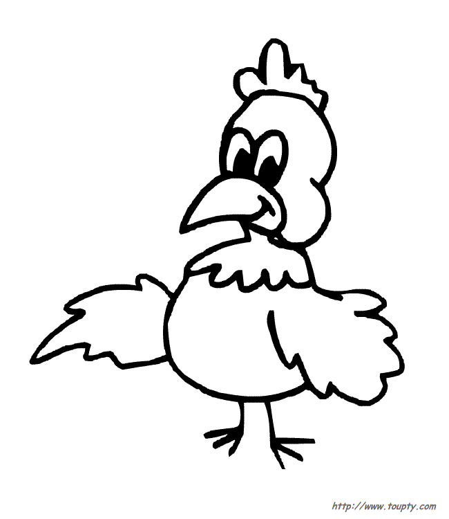 Coloring page: Rooster (Animals) #4152 - Free Printable Coloring Pages