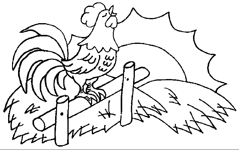 Coloring page: Rooster (Animals) #4156 - Free Printable Coloring Pages
