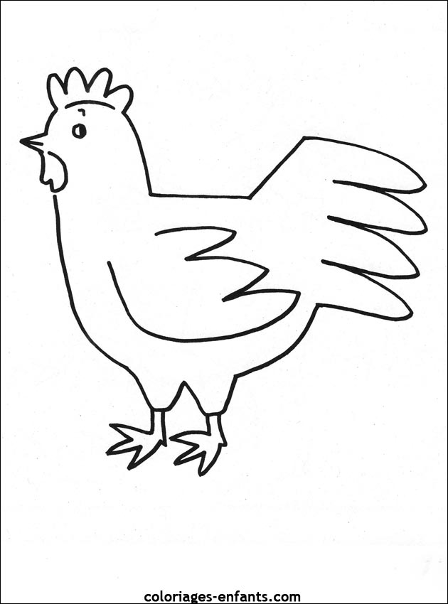 Coloring page: Rooster (Animals) #4163 - Free Printable Coloring Pages