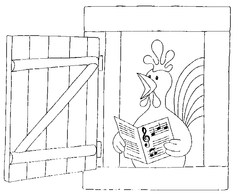 Coloring page: Rooster (Animals) #4170 - Free Printable Coloring Pages