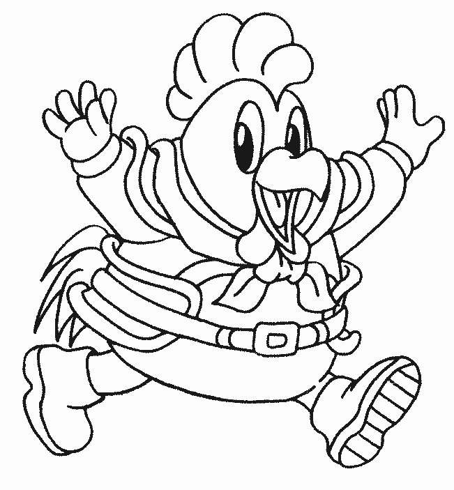Coloring page: Rooster (Animals) #4195 - Free Printable Coloring Pages