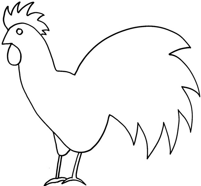 Coloring page: Rooster (Animals) #4196 - Free Printable Coloring Pages