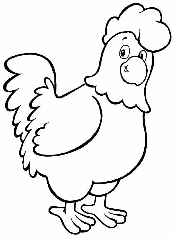 Coloring page: Rooster (Animals) #4197 - Free Printable Coloring Pages